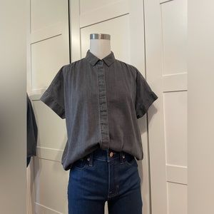 Madewell Denim Hilltop Shirt in Lunar Wash (Style #AB219)